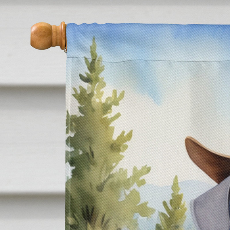 Drapeau Cowboy Welcome House, Bedlington Terrier