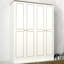 Bradt 4 Door Manufactured Wood Wardrobe