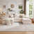 Cream Chenille