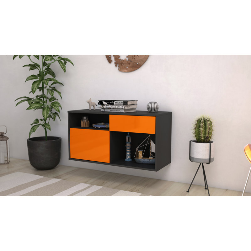Fountaine TV Stand, Orange