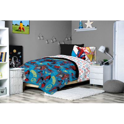 Spiderman Beyond Amazing 60Th Anniversary Bed Set W/ Sham