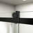 Frameless Soft-Closing Sliding Shower Door - 56-60 In. W X 76 In. H - 1/4" Tempered Glass With Safety Film - Matte Black Finish | Gift Idea-124319194