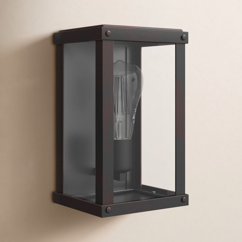 Hogle Mathias Aluminum Wall Light, Blackened Copper