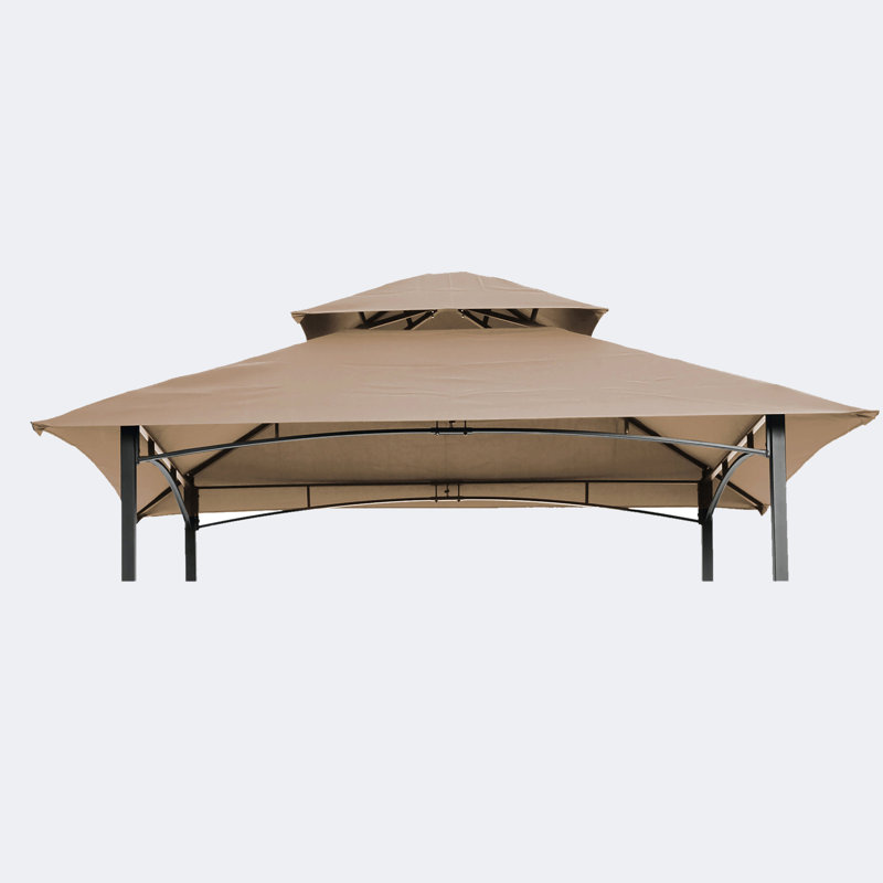 Auvent pour tente - Toit de remplacement pour barbecue, Brun