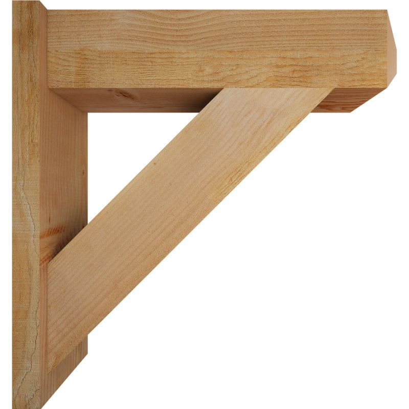 Artisan traditionnel en bois rustique, P 30 po x H 30 po, Sapin Douglas de 8 po (sciage brut)