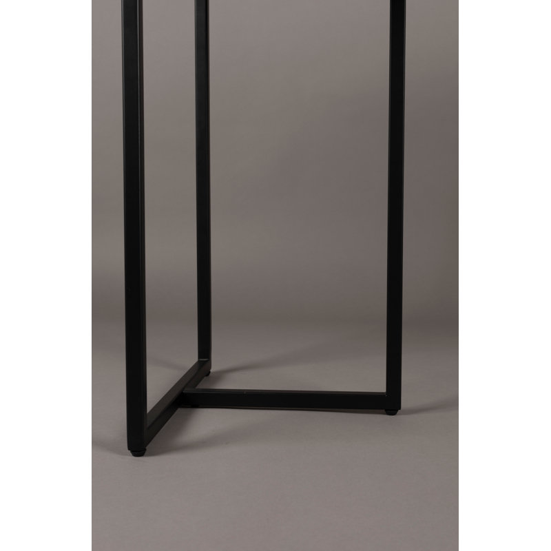 Class 47'' Solid Wood Top Console Table, Black