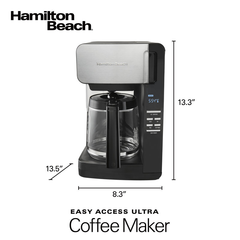 Cafetière à accès facile 12 tasses Hamilton Beach