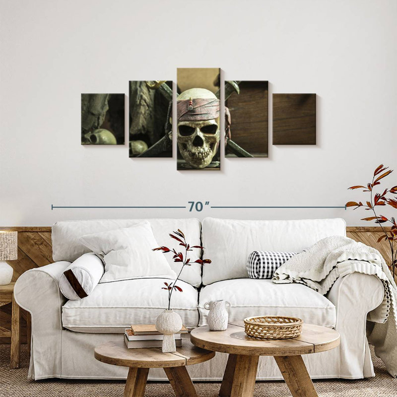 Pirate Skull, 24" H x 55" W