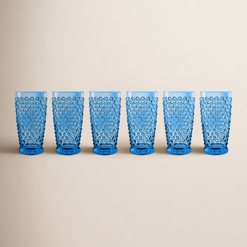 Verres à boire en acrylique, Bleu, 20 oz