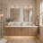 Modern 1-Light Dimmable LED Vanity Light