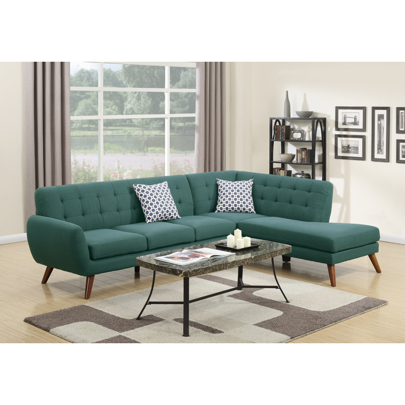 Millette Upholstered Sectional Right Hand Facing, Laguna