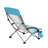 Folding Beach Chair, High Back Camping Chairs for Adults, with Cup Pocket, Mesh Back, Carry Bag, Portable Extra Wide Seat Chair 330 lbs Heavy Duty Support, for Outdoor, Camp, Light Blue