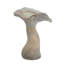 Porte-bougie champignon abstrait en ciment - gris / brun-1302226759