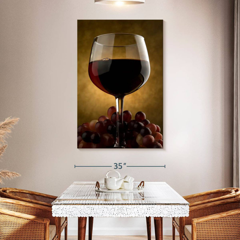 Yarlin Delicious Red Wine, 24" H x 16" W