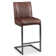Nasturtium Upholstered Counter Stool with Metal Frame