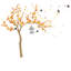 Décalcomanie murale Arbre en fleurs et oiseaux-632209320-632209325
