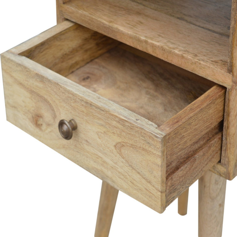 30cm W Solid Wood Bedside Table