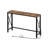 55-Inch Mattson with Outlets & USB Ports, Industrial Sofa Table for Entryway & Living Room