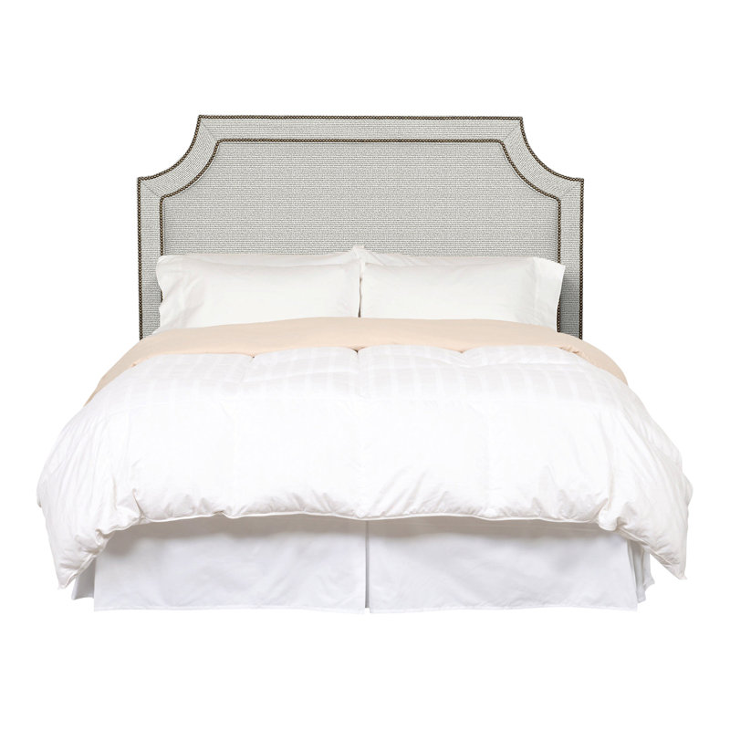 Tête de lit tapissier Audrey / Asher, Coton Callaloo, Non