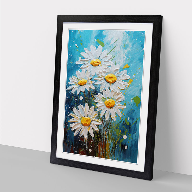 Single Picture Frame Print on Wood, Black Framed, 46cm H x 34cm W