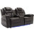 Medardus 3 Pieces Recliner Sofa Sets Manual Recliner Chair with Center Console and LED Light Strip-1473328712