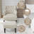 Upholstered Armchair With Ottoman-1592164168