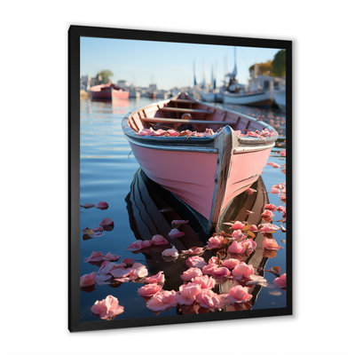 «Port Docked Memories - Nautical & Beach», reproduction d'art sur toile