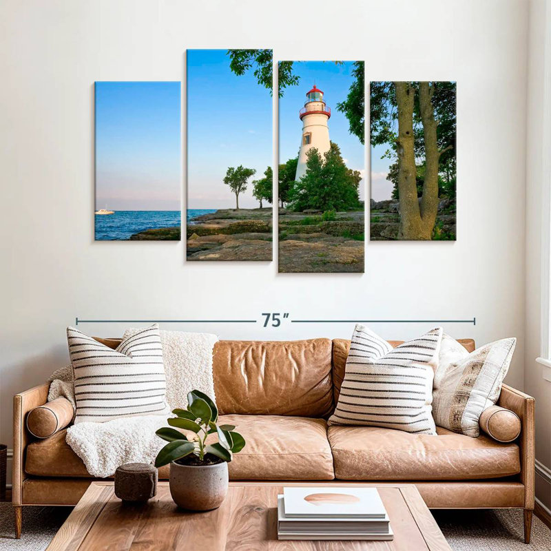 Aletra Ohio Marblehead Lighthouse, 42" H x 68" W