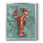 «Aquatic Lobster I», toile encadrée de qualité supérieure - prête à être accrochée-34043723-34043721