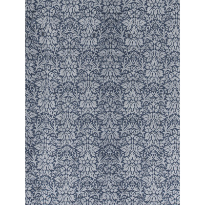 Jakat Damask Area Rug in Blue