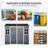 8 x 6ft Black Resin Outdoor Storage Shed - Waterproof, with Floor, 2 Windows & Lockable Door, Ideal for Garden Tools