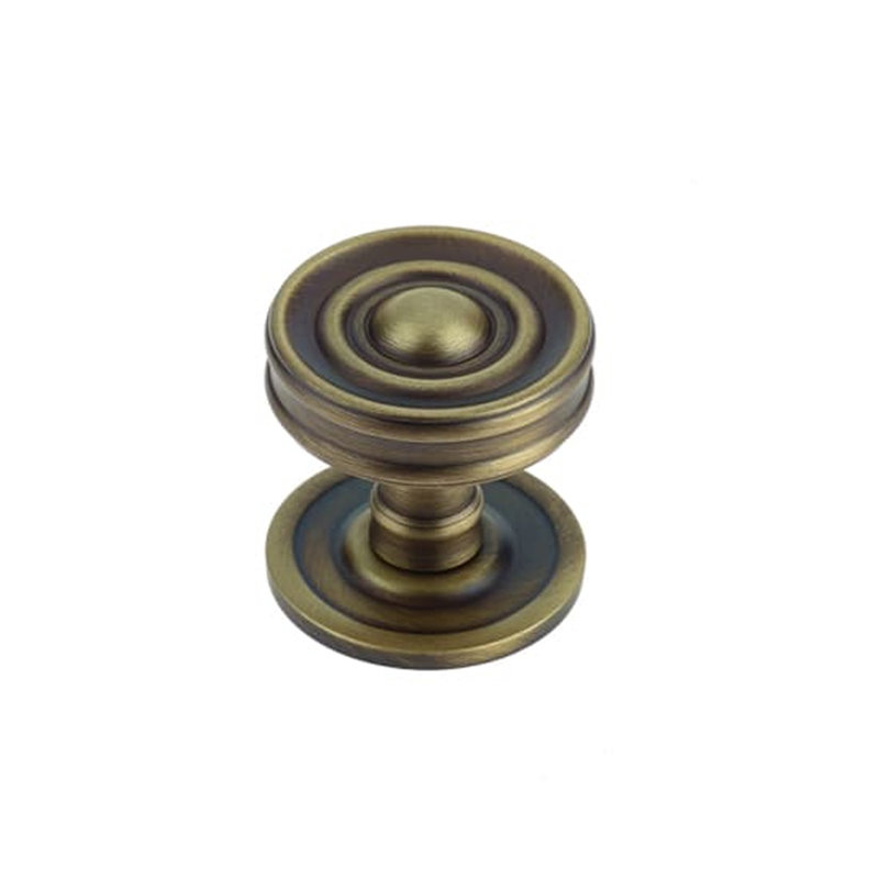 40mm Diameter Mushroom Knob, Antique Bronze