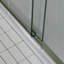 Porte coulissante de 60 po de largeur et 70 po de hauteur avec porte coulissante en aluminium et double poignée comme porte-serviettes-126353946