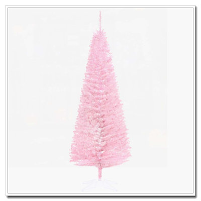 Arbre de Noël artificiel rose 5 pi