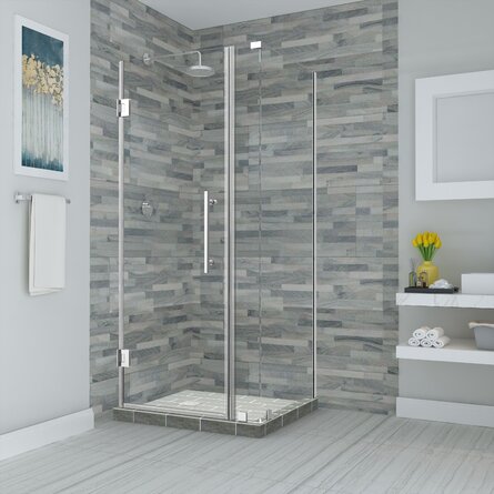 Bromley 56" x 72" Rectangle Hinged Shower Enclosure