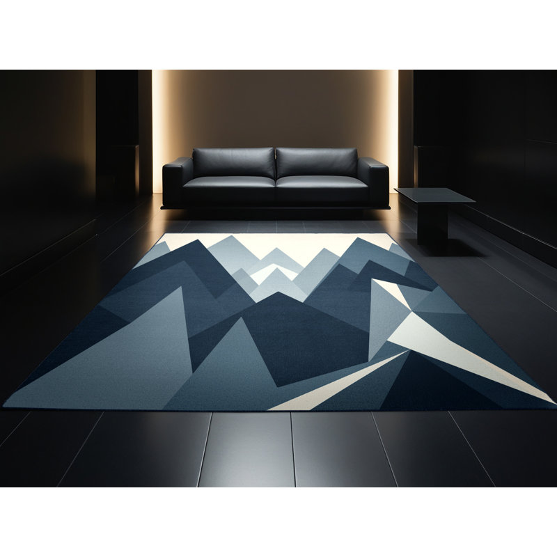 Tapis gris doux et moelleux Tonnele, Carré 3 pi