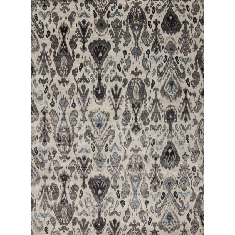 Jazz Reserve Silk One-of-a-Kind 9.10 X 13.9 Hand Knotted Area Rug