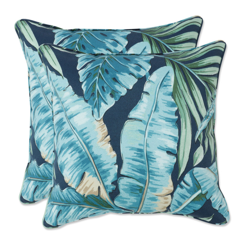 Floral Outdoor Throw Pillow
