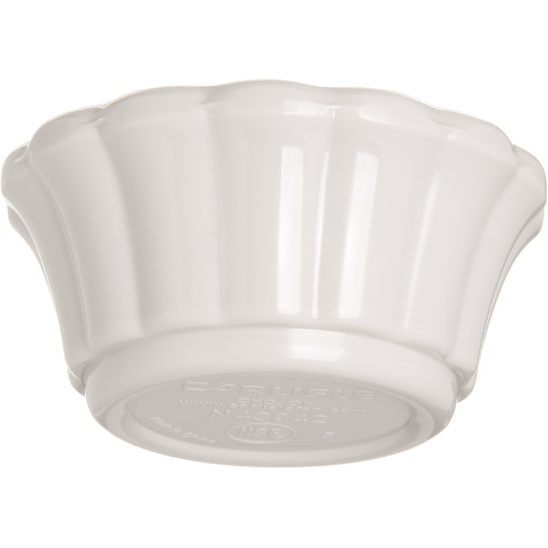 Mélamine festonnée à la mélamine, 1 oz, Os