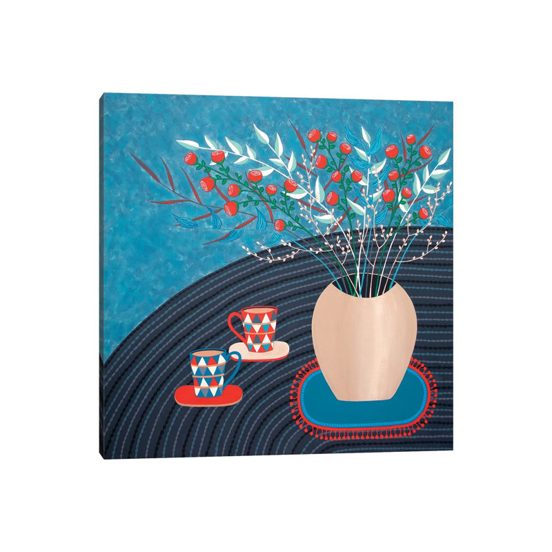 Tea For 2 by Lisa Frances Judd - Wrapped Canvas Print, 30.48 cm H x 30.48 cm W