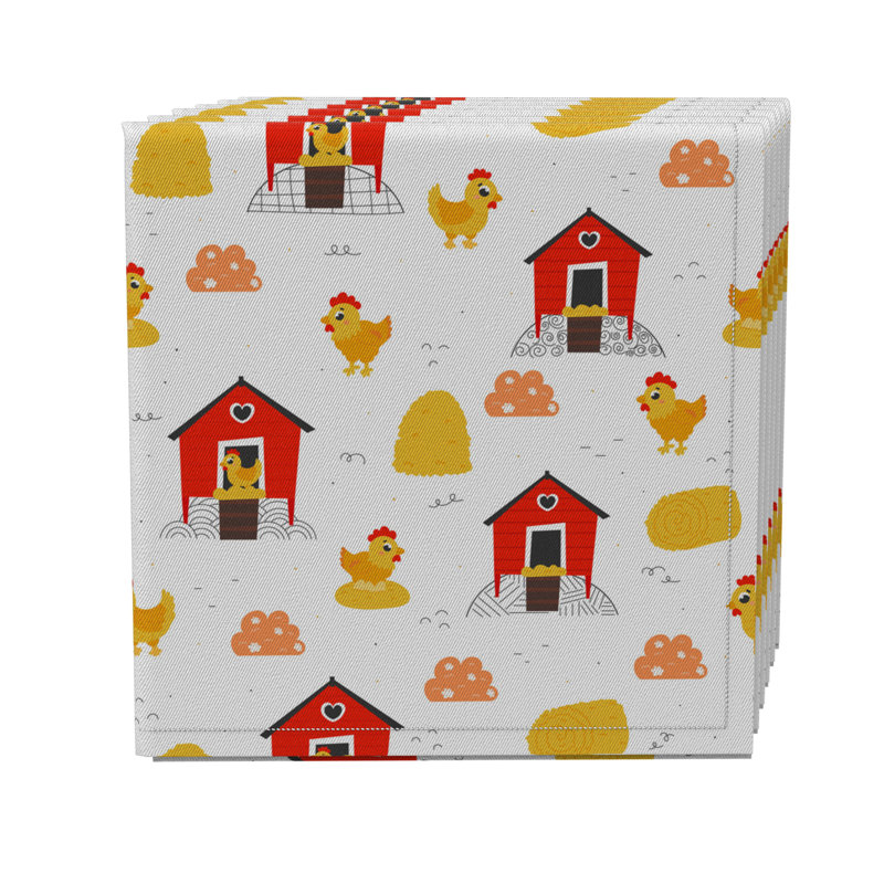 Cotton Twill Animals/Nature Square Napkin
