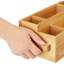 Bamboo Rectangle Flatware Caddy