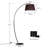 Jantien 74.8'' Black Arched Floor Lamp