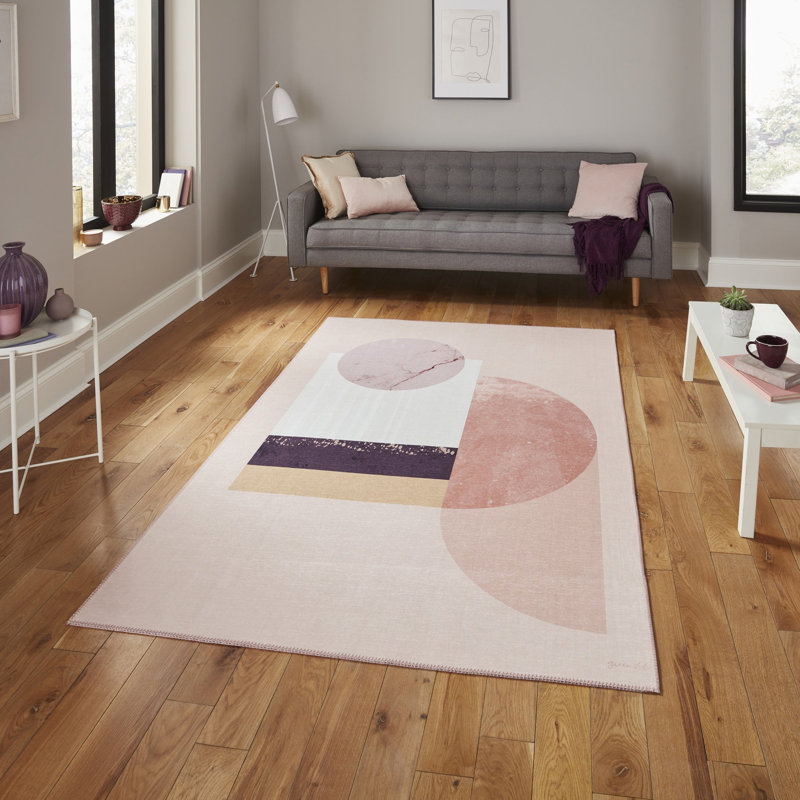 Aujanae area rug Printed Rectangle Rose, Rectangle 150 x 230cm