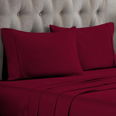 Superior 300 Thread Count Egyptian Cotton Blend Solid Pillowcases Set