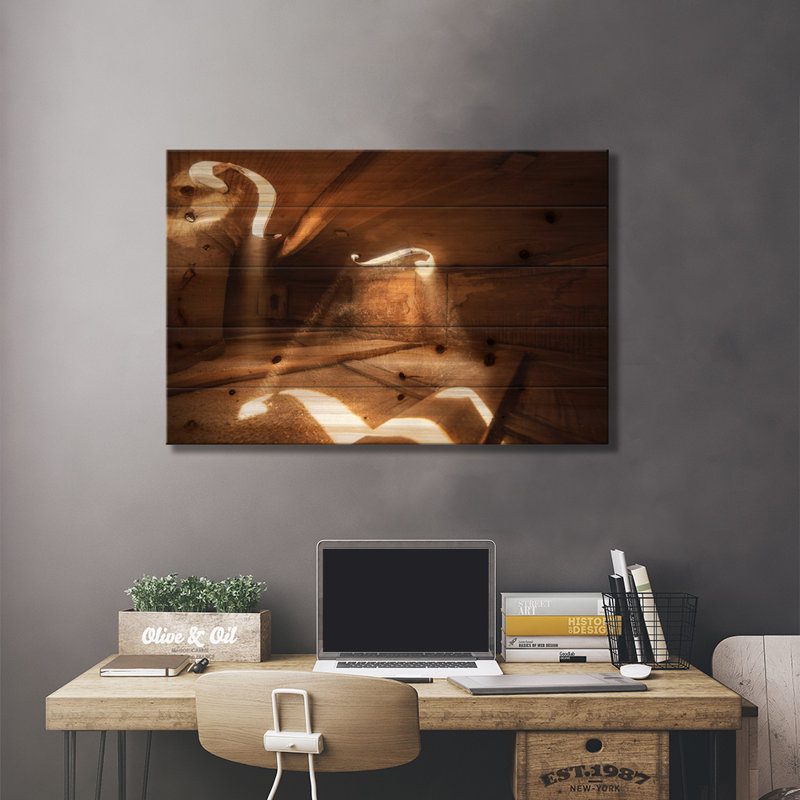 «Inside Violin IV» par Adrian Borda - Estampe numérique sur toile tendue avec châssis, H 18 po x l 26 po x P 1,5 po