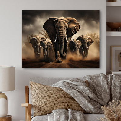 " Elephant Harmony In Monochrome III "