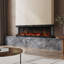 Symple Stuff 142cm W Black Electric Fireplace