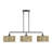 Goldiemesh English Bronze Extra Large Linear Chandelier