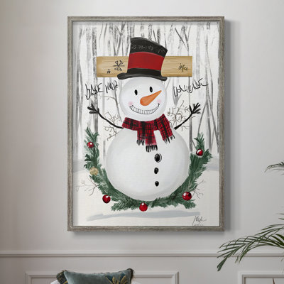 Christmas Holiday Art XXVII Framed Print - Solid Wood